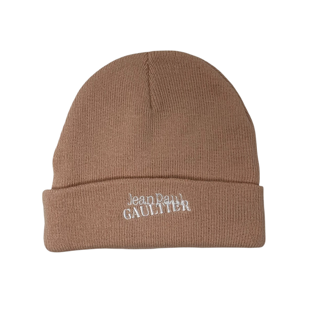 Jean Paul Gaultier Beanie - Peach Tan - Perfume Gift with Purchase Hat